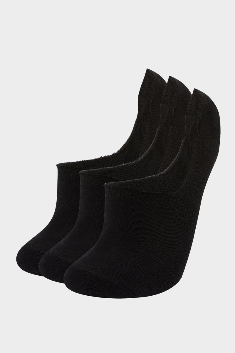 DeFacto Black Woman Ballet Socks 3 Pack Casual - Image 1